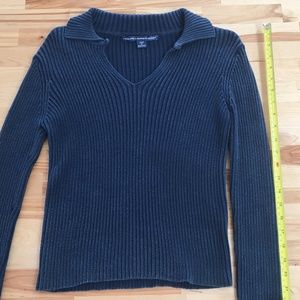 Ralph Lauren Sport teal distressed top, S/M